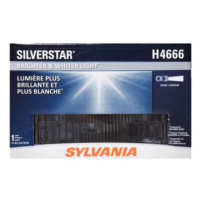 SYLVANIA H4666 SilverStar Sealed Beam Headlight, 1 Pack