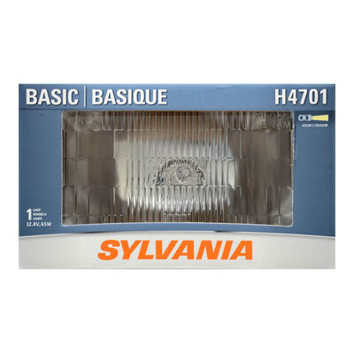 SYLVANIA H4701 Basic Sealed Beam Headlight, 1 Pack