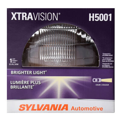 SYLVANIA H5001 XtraVision Sealed Beam Headlight, 1 Pack