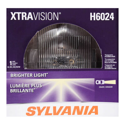 SYLVANIA H6024 XtraVision Sealed Beam Headlight, 1 Pack