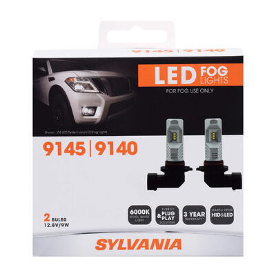 SYLVANIA 9145 ZEVO LED Fog Bulb, 2 Pack